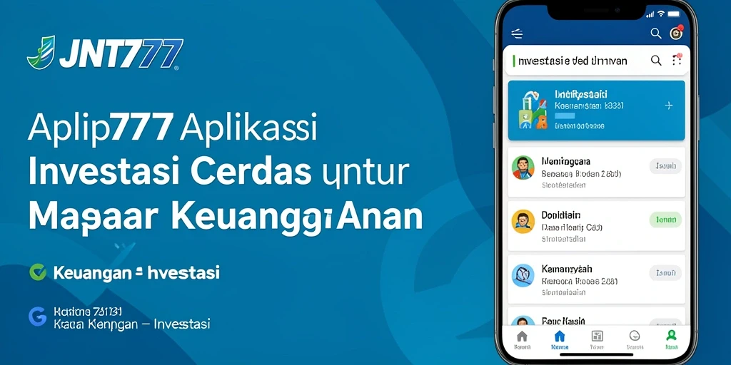 Tampilan antarmuka JNT777 yang ramah pengguna untuk investasi.