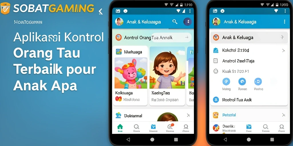 Antarmuka SOBATGAMING yang mudah digunakan untuk kontrol orang tua.