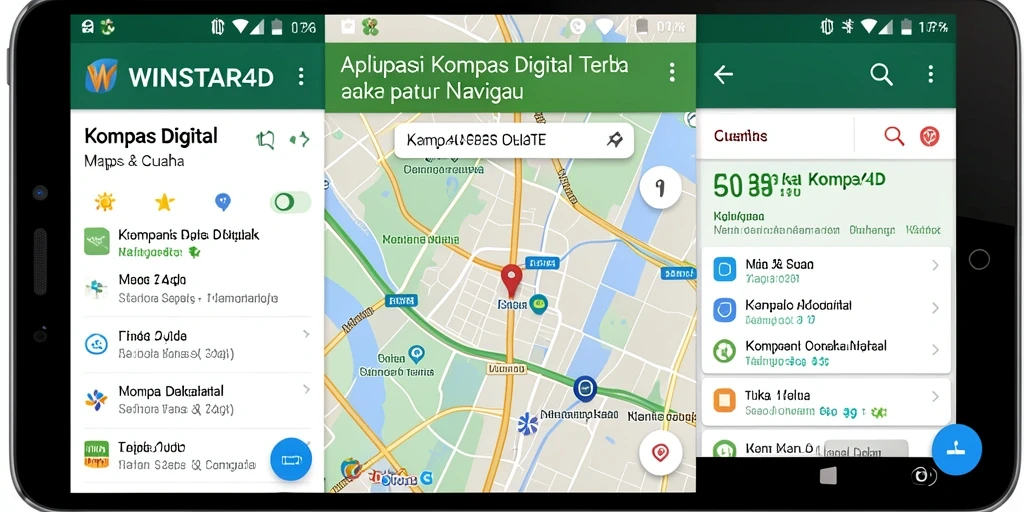 Tampilan antarmuka aplikasi WINSTAR4D yang intuitif dan fungsional.